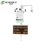 ES80A-Y8 Düşük fiyat Çevrimiçi hava kalitesi TSP pm2.5 pm10 dedektörü toz gürültü rüzgar hızı monitör sistemi